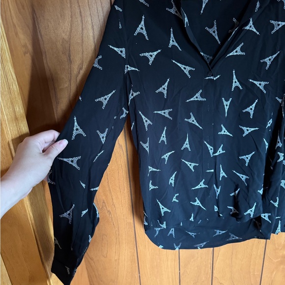 Lagence Holly printed Button Down Blouse M - Picture 2 of 7